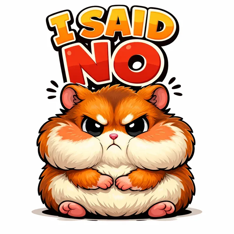 Grumpy Cute Animal Stickers