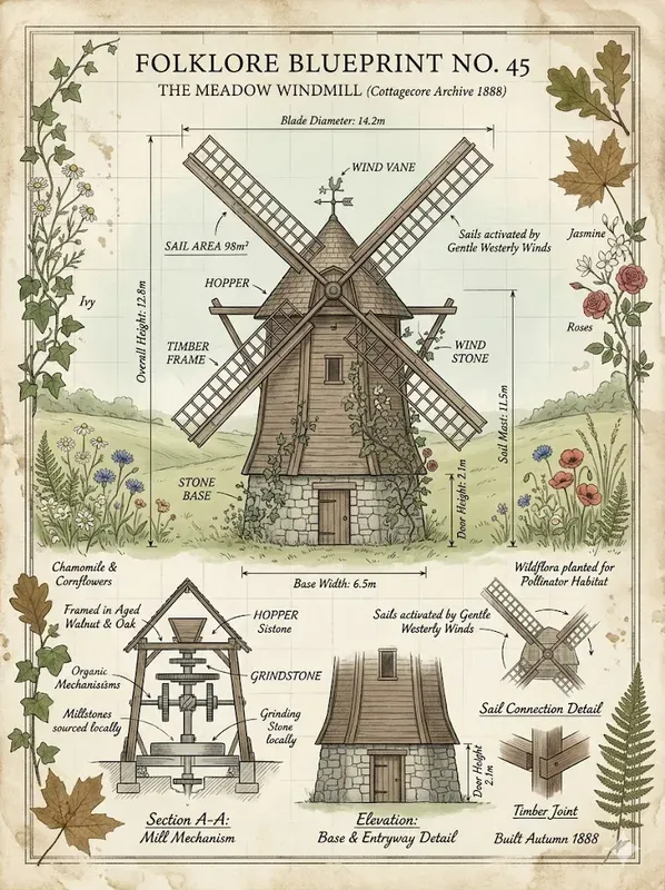 Cottagecore Folk Art Journal Kit Pages