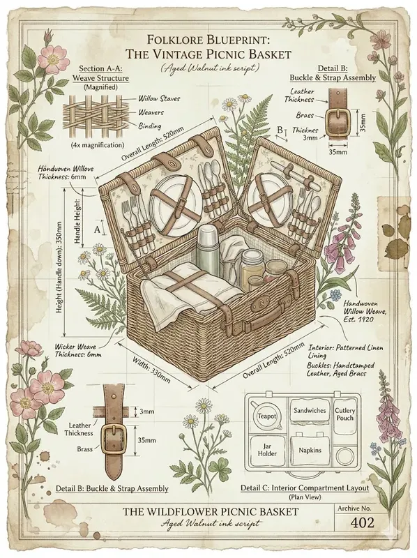 Cottagecore Folk Art Journal Kit Pages
