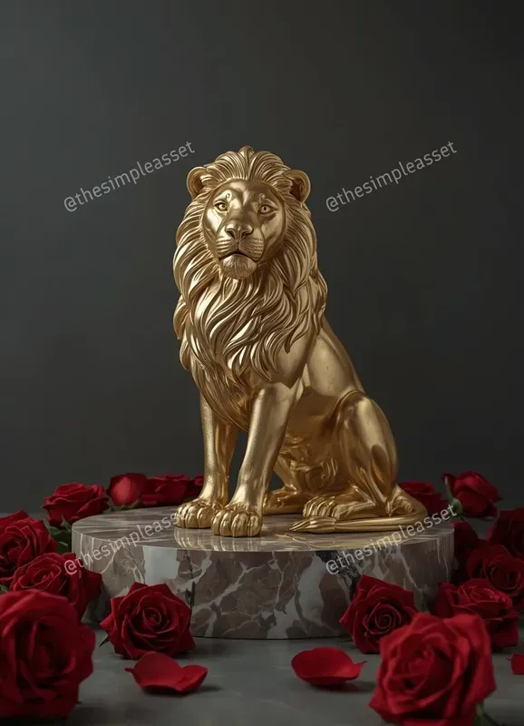 Elegant 3D Floral Animal Renders