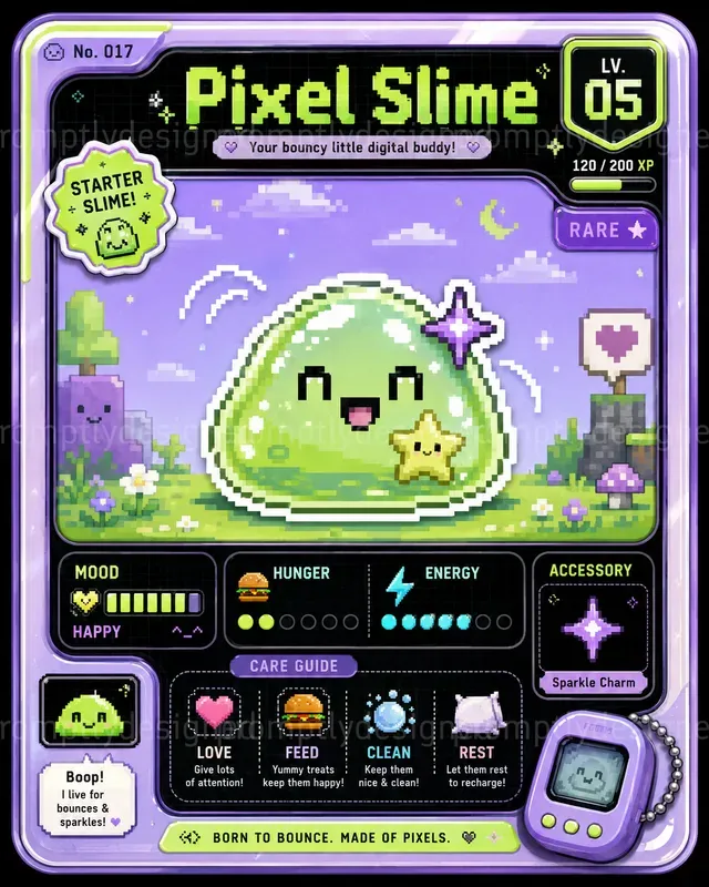 Digital Pet Trading Cards