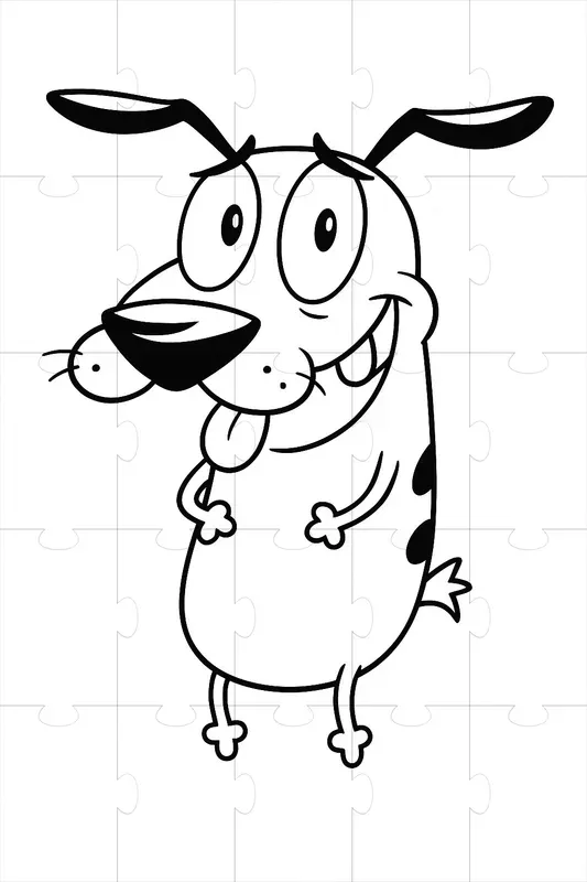 Courage Character Coloring Pages