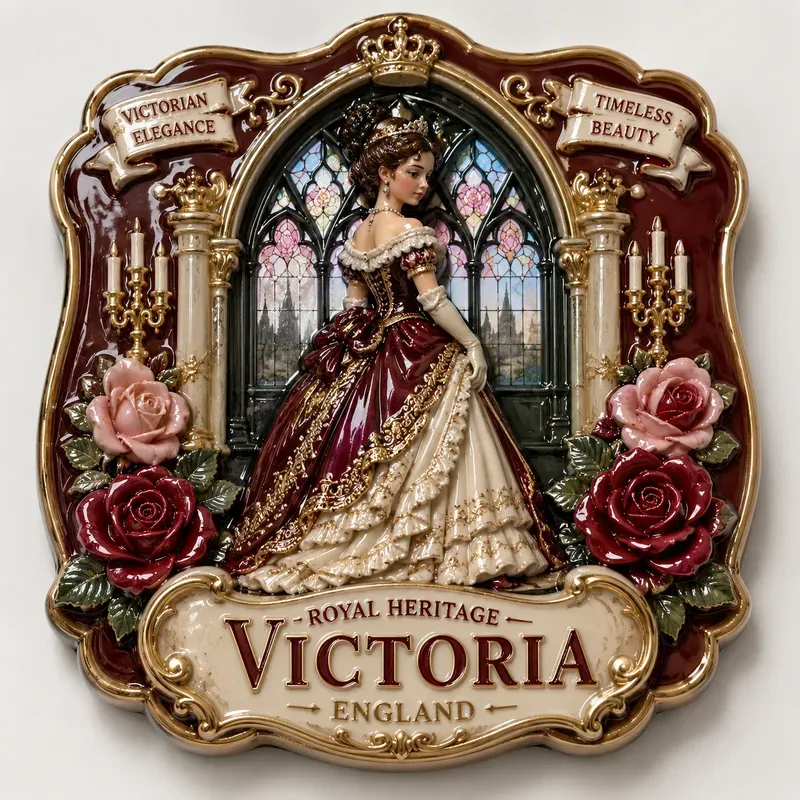 Vintage Cultural Character Magnets Sets