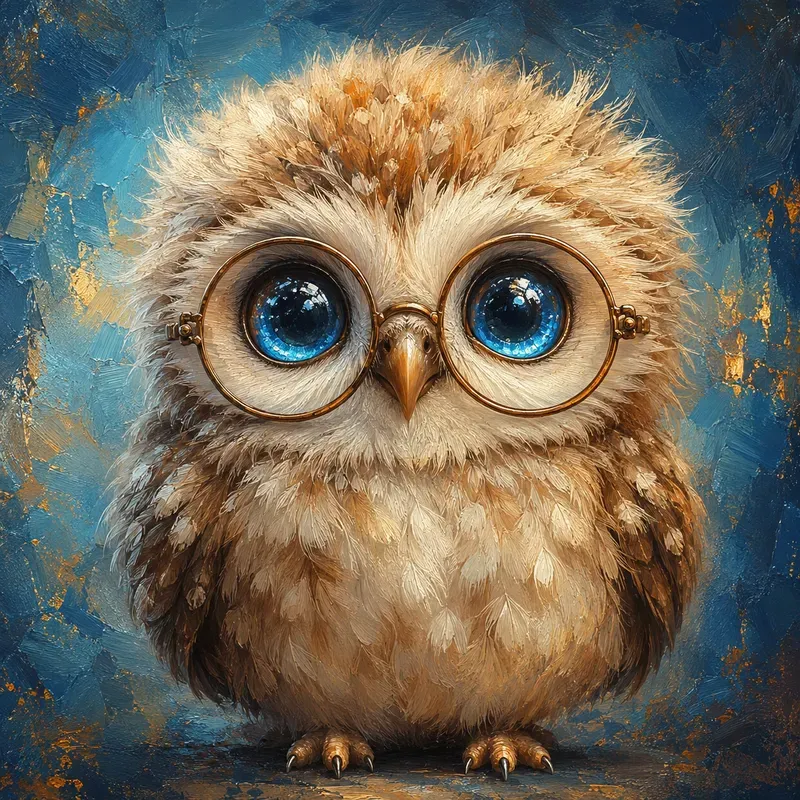 Bigeyed Whimsical Animal Portraits