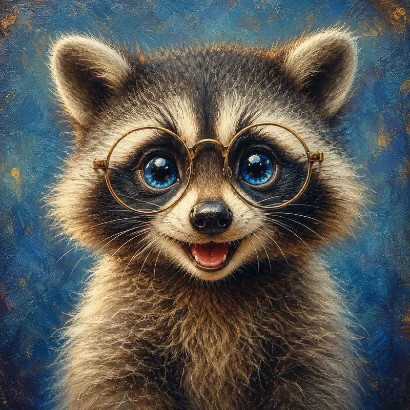 Bigeyed Whimsical Animal Portraits