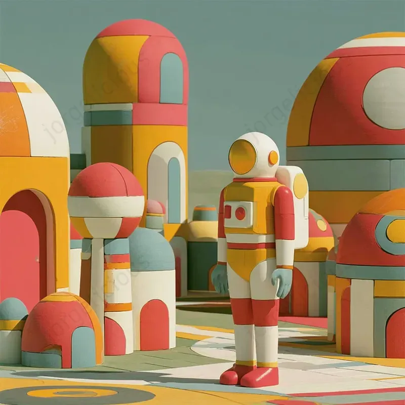 Soft Retro 3D Illustrations
