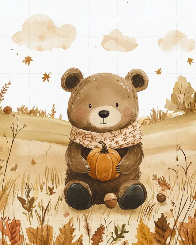 Soft Gouache Nursery Storybook Scenes