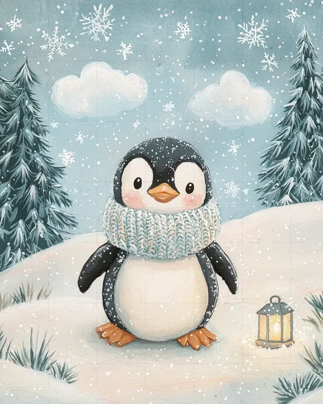 Soft Gouache Nursery Storybook Scenes