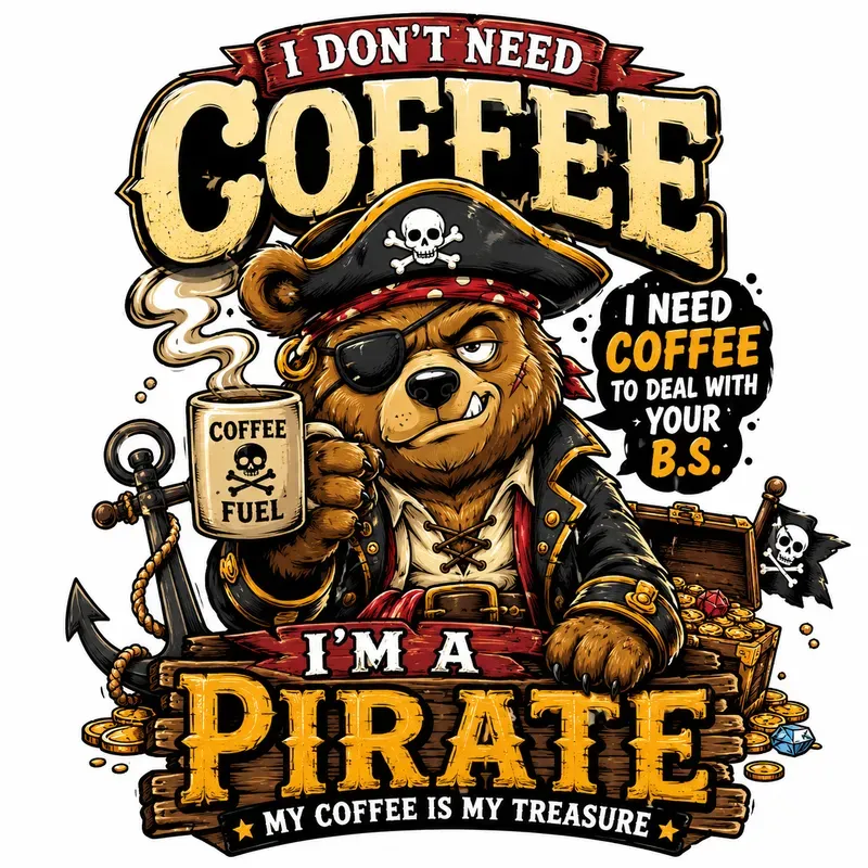 Coffee Mascot Tshirt Designs