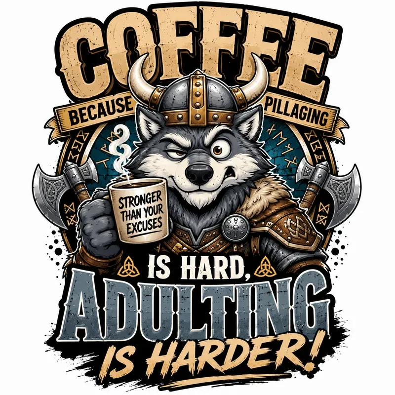 Coffee Mascot Tshirt Designs