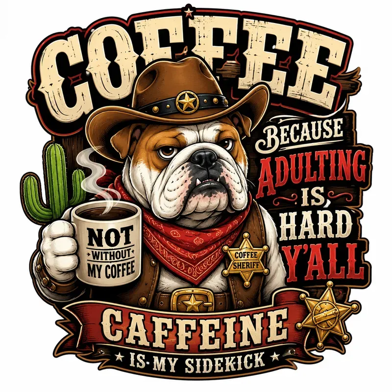 Coffee Mascot Tshirt Designs