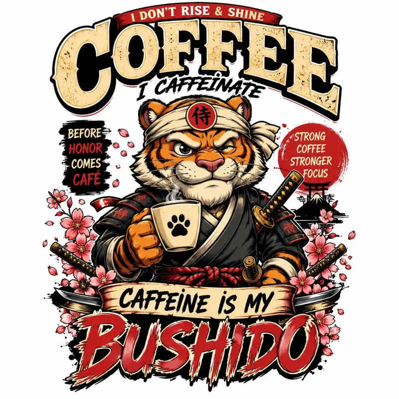Coffee Mascot Tshirt Designs