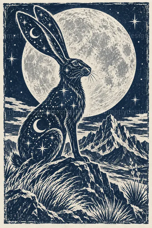 Linocut Wall Art Etsy