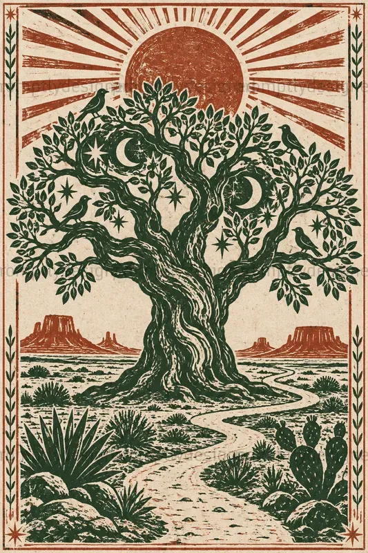 Linocut Wall Art Etsy