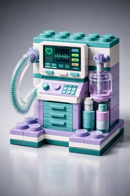 Lego Hospital Equipment Product Shots