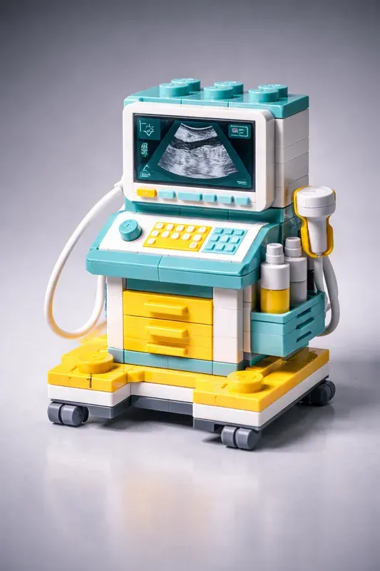 Lego Hospital Equipment Product Shots