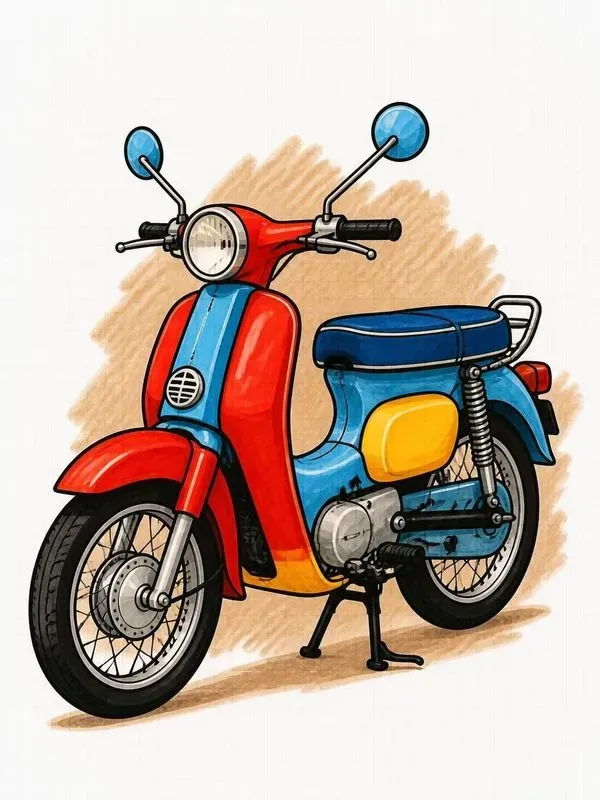 Retro Copic Marker Pop Illustrations