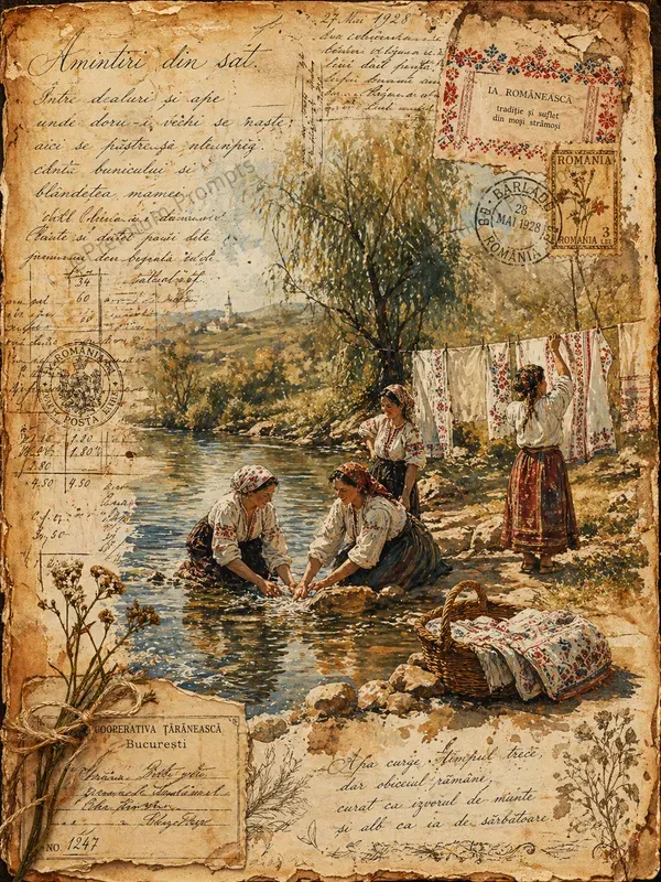 Traditional Romanian Life Junk Journals