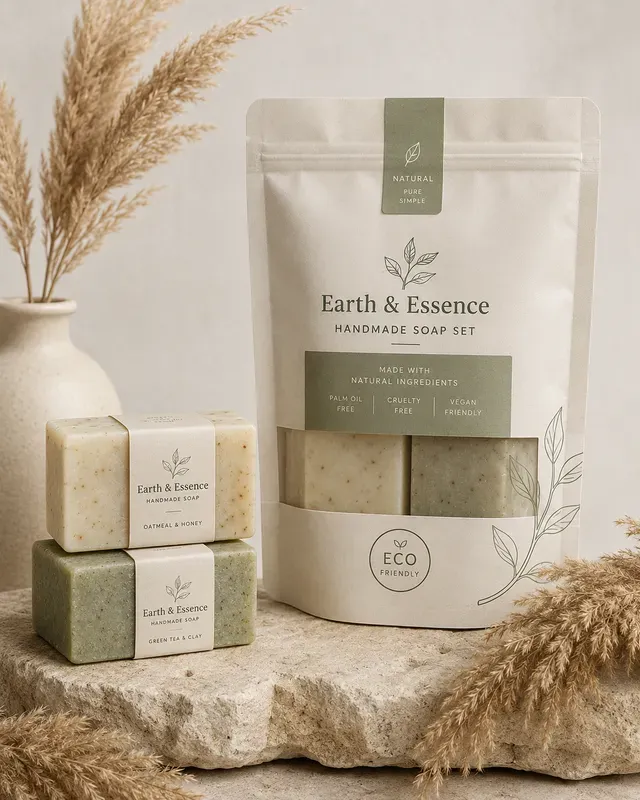 Eco Product Packaging Mockup Generator