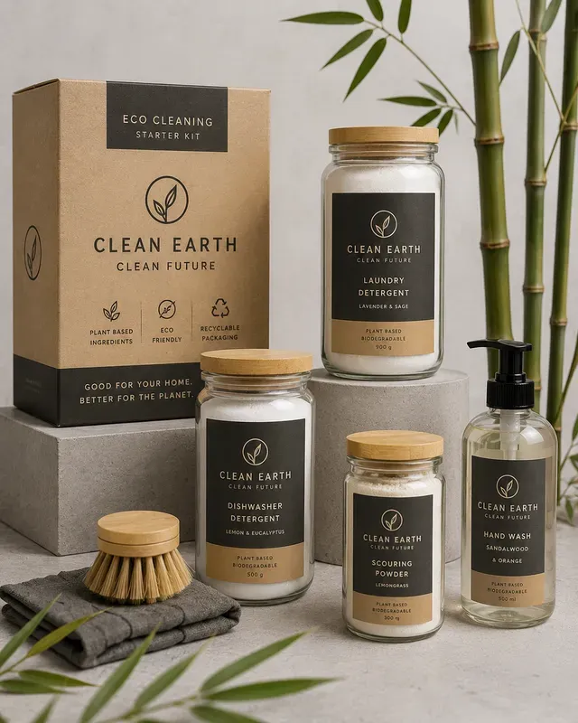 Eco Product Packaging Mockup Generator