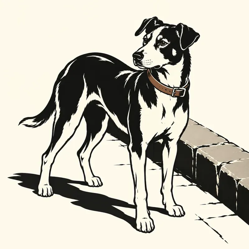Sparse Relief Woodcut Illustrations