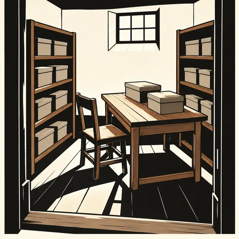 Sparse Relief Woodcut Illustrations