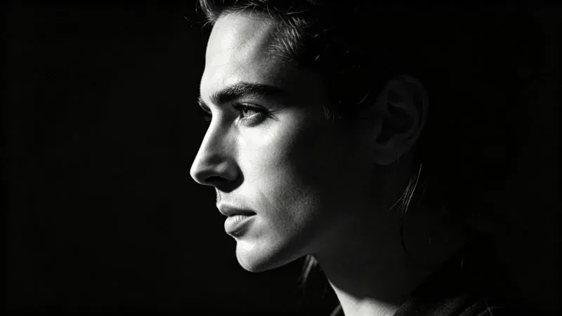 Cinematic Lowkey Monochrome Portraits