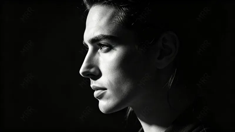 Cinematic Lowkey Monochrome Portraits