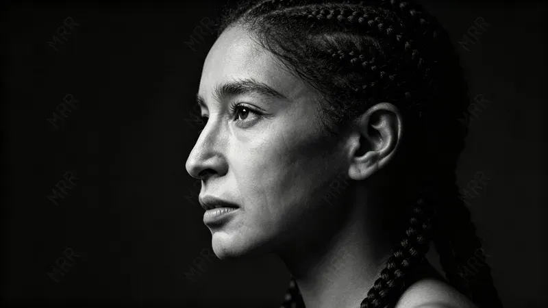 Cinematic Lowkey Monochrome Portraits