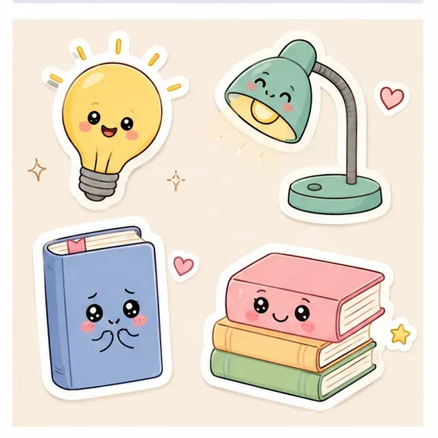 Emotional Object Stickers