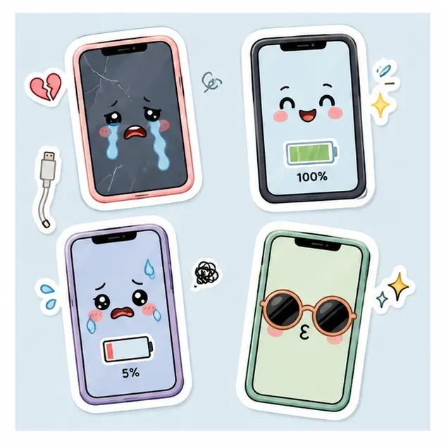 Emotional Object Stickers