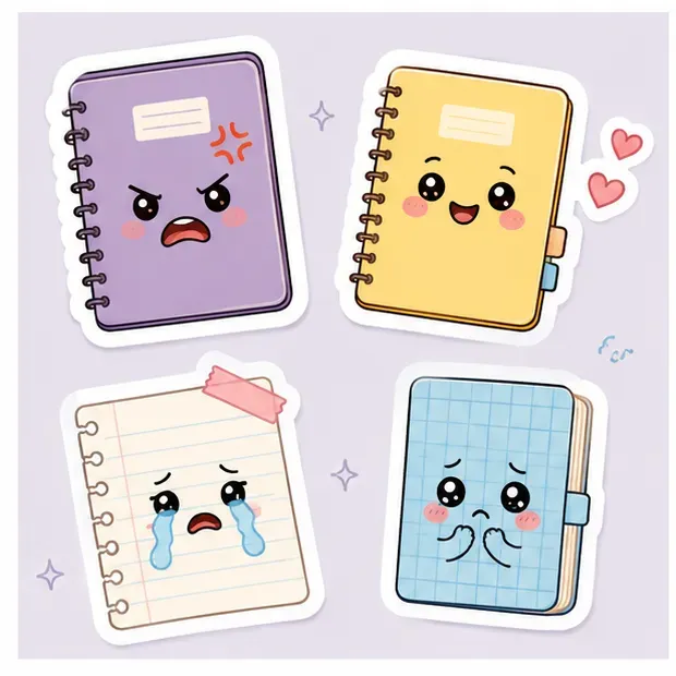 Emotional Object Stickers
