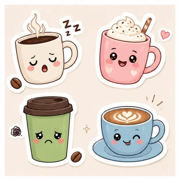 Emotional Object Stickers