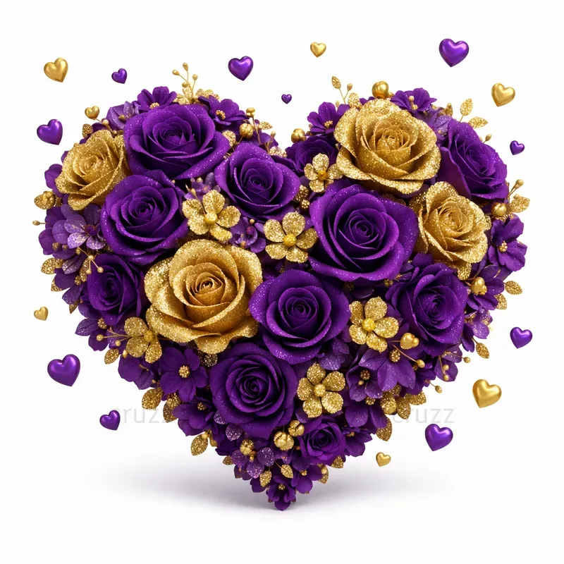 Floral Valentines Day Characters