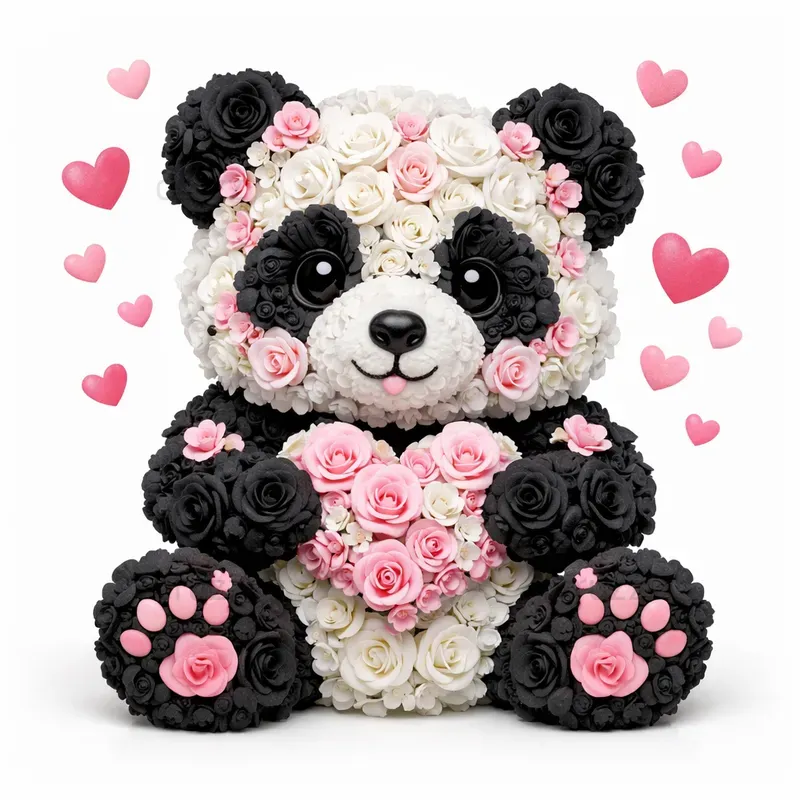 Floral Valentines Day Characters