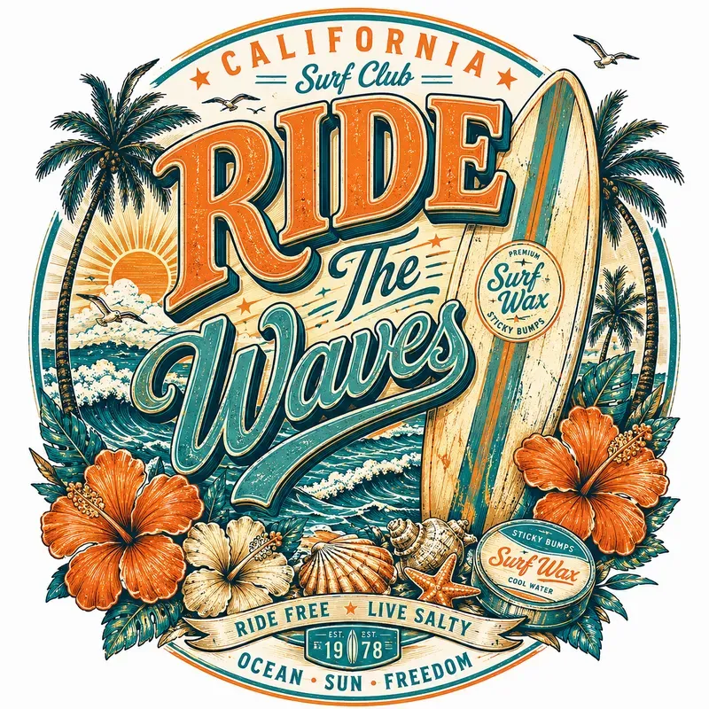 Surf Club Badge Generator