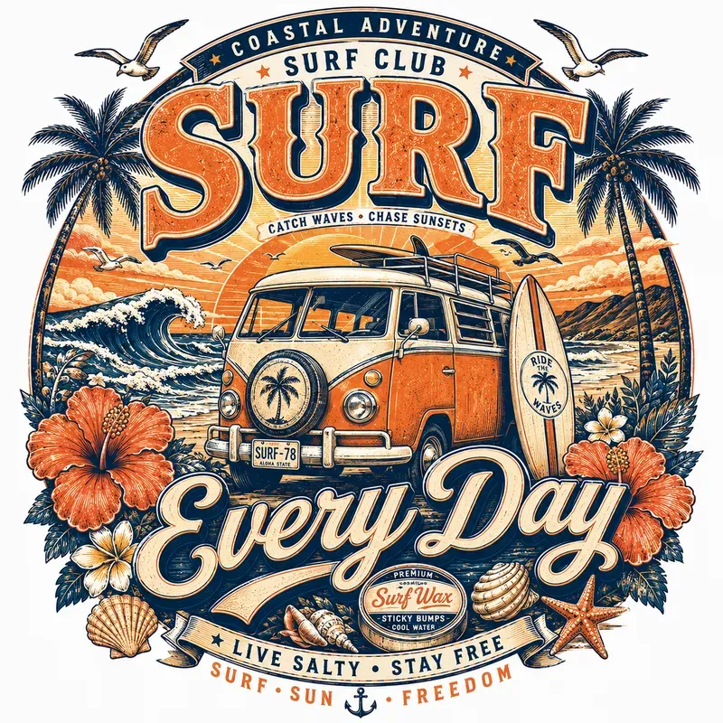 Surf Club Badge Generator