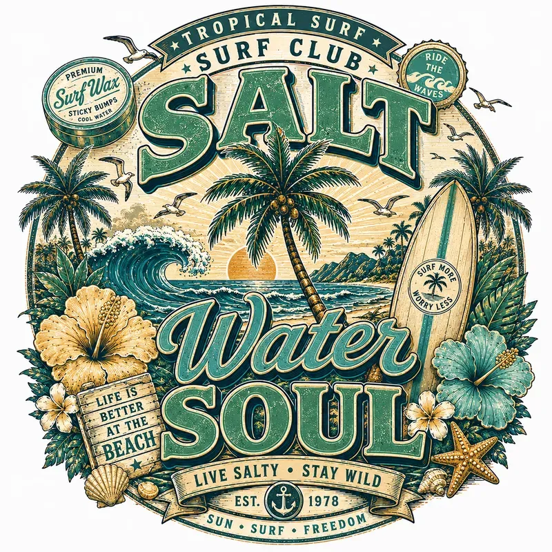 Surf Club Badge Generator