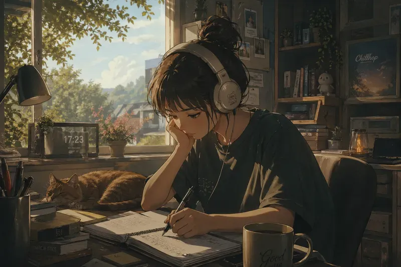 Lofi Anime Scenes Cozy Lofi Anime Girls