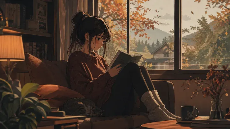 Lofi Anime Scenes Cozy Lofi Anime Girls