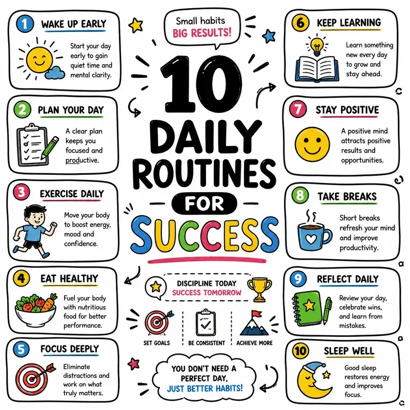 Cute Handdrawn Educational Infographics