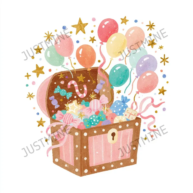 Sweet Birthday Party Cliparts
