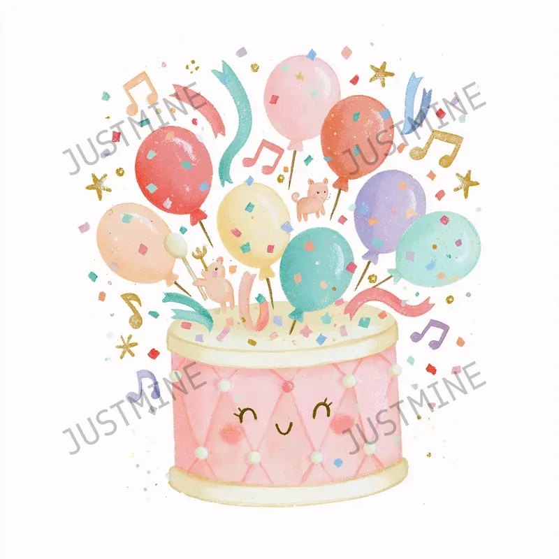 Sweet Birthday Party Cliparts
