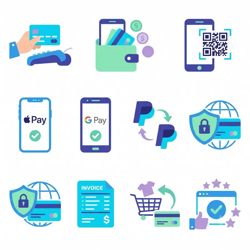 Modern Colorful Ecommerce Vector Icons