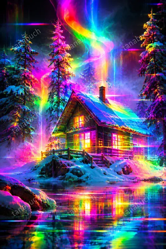 Psychedelic Rainbow Glitches
