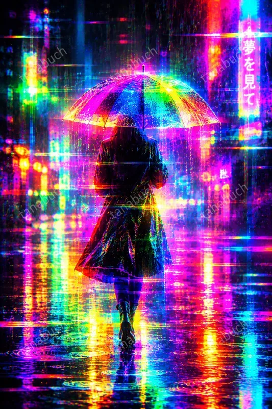 Psychedelic Rainbow Glitches