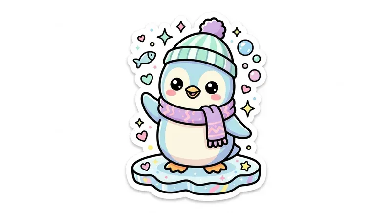 Kawaii Pastel Diecut Sticker Generator