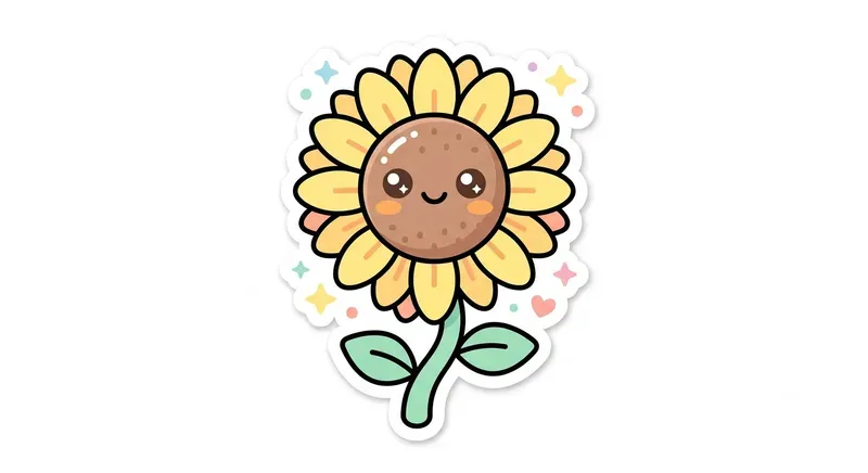 Kawaii Pastel Diecut Sticker Generator
