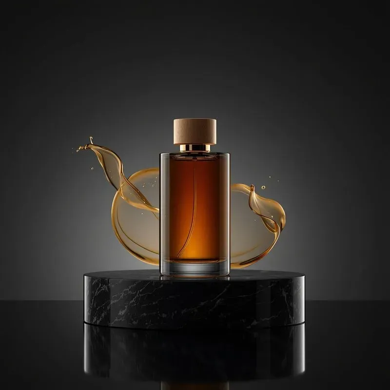 Luxury Perfume Bottles Onyx Podiums