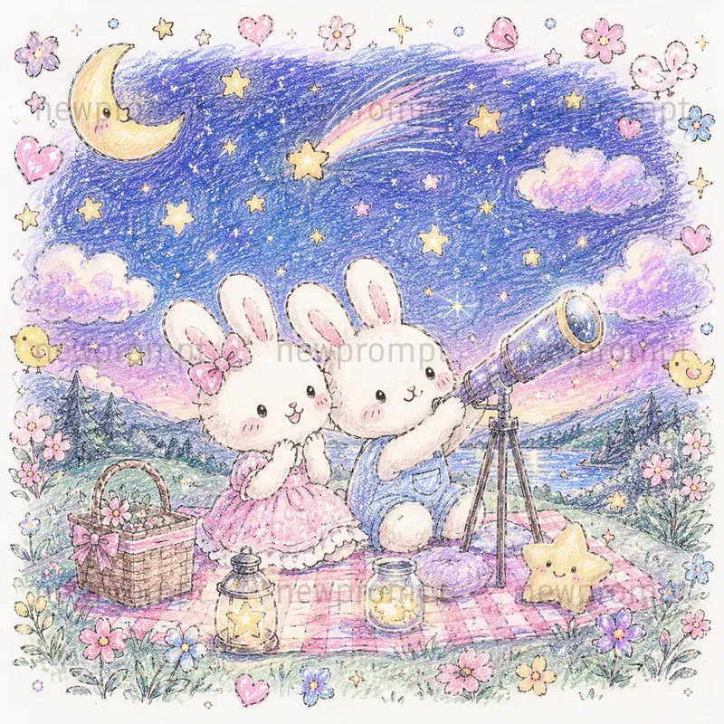 Cute Romantic Child Drawings